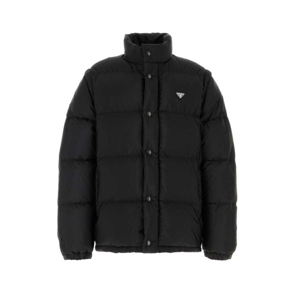 Prada Men Black Re-Nylon Down Jacket